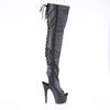 Pleaser - ADORE3017 Cuissardes à plateforme - Noir Product image